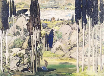 Stage Set Design for Act I of 